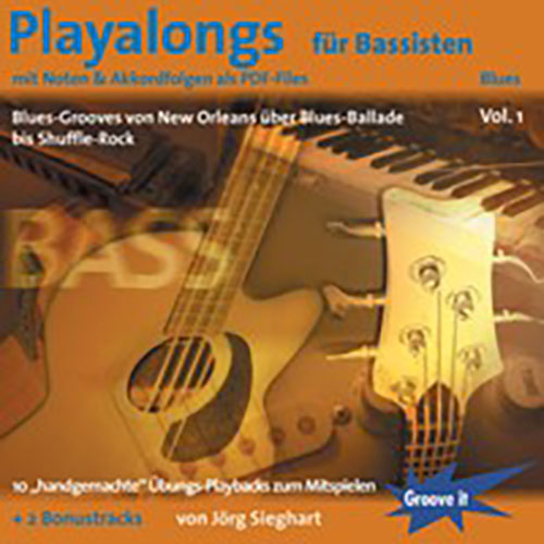 Playalongs für Bassisten Vol. 1 Blues von Tunesday Records Groove it