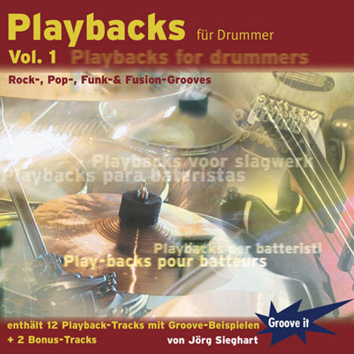 Tunesday Records Groove it: Playbacks für Drummer Vol. 1