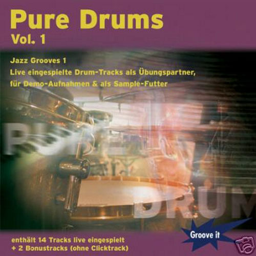 Pure Drums Vol. 1 von Tunesday Records Groove it